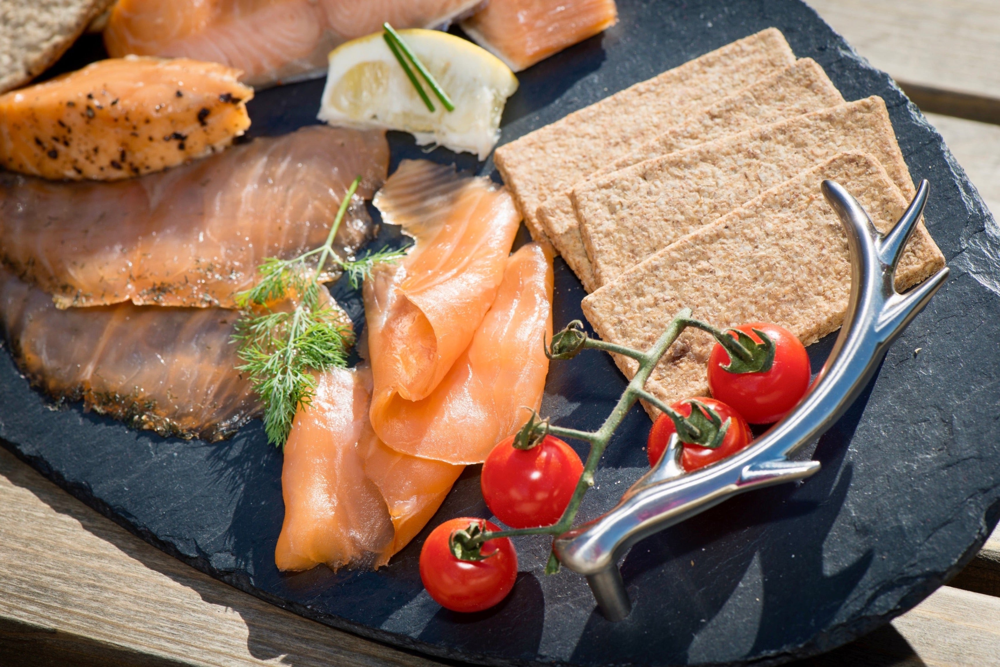 Jaffy's Salmon is smoked slowly and carefully over oak fires from sherry casks in our traditional brick kiln. Our work is never hurried, our flavour never compromised!